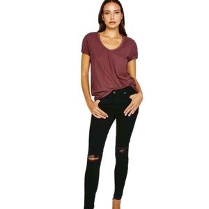 AG JEANS "THE LEGGING ANKLE SUPER SKINNY" Mid-Rise Jeans In "01Y-BPO"